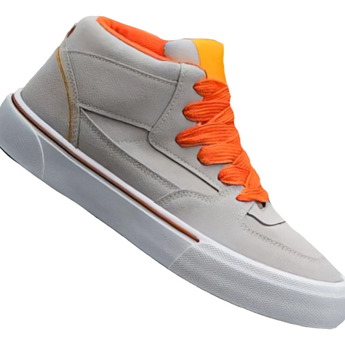 ZAPATOS Y ZAPATILLAS - Zapatillas Hombre Modelo Skater Caña Alta Gris 7645