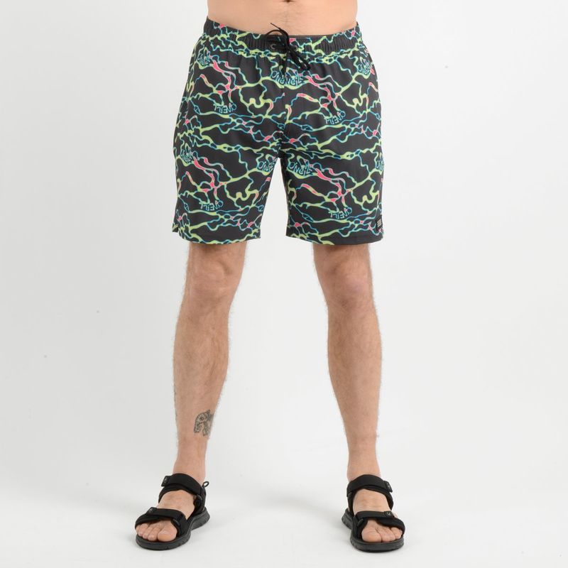 O'NEILL - BOARDSHORT CALI CRAZY VOLLEY  NEGRO