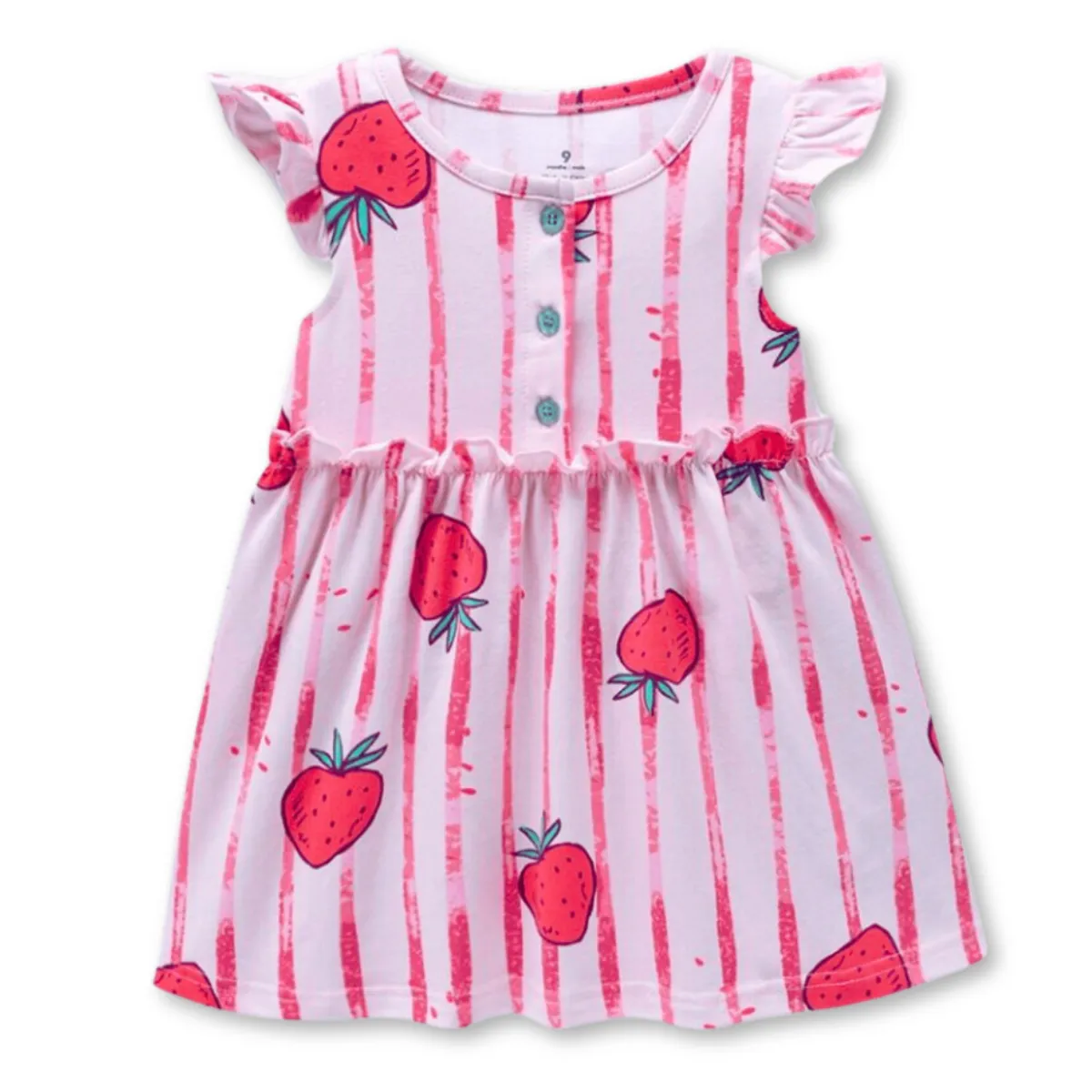 JUMP KIDS - Vestido Sin Mangas Estampado Bebé Niña 9 a 36 Meses Fresh Fruits