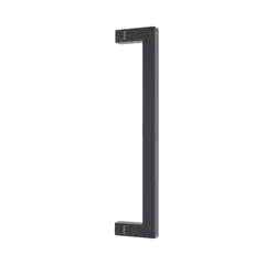 GENERICO - Tirador simple Fijación invisible Largo 30 cm Negro mate Stärk Design