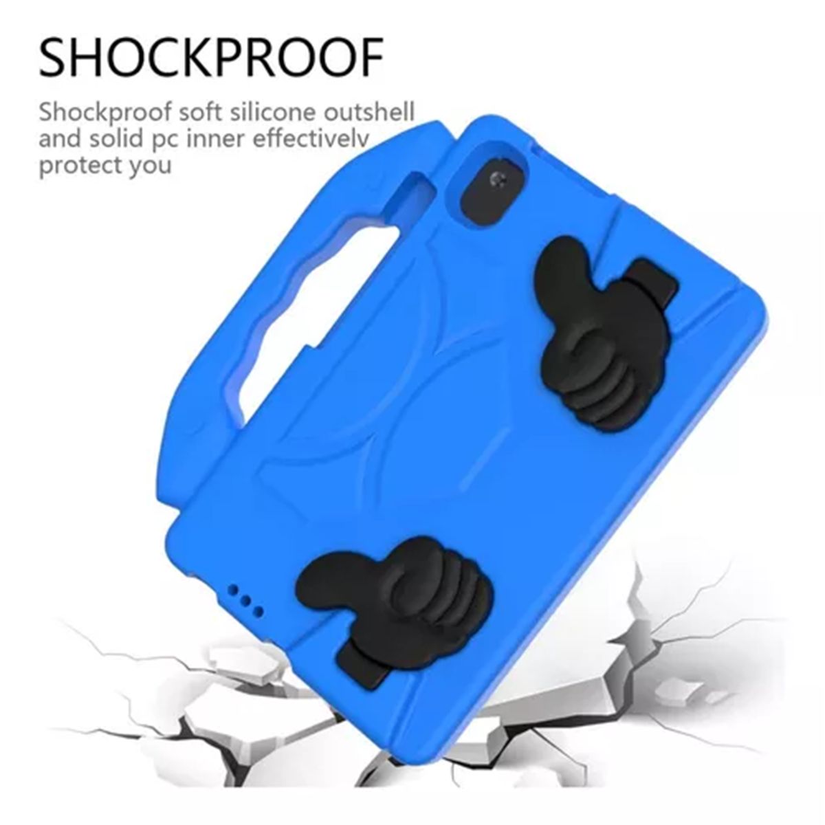 JOIGO - Carcasa Niños AntiGolpe EV Para Tab Samsung A9 Plus Negro