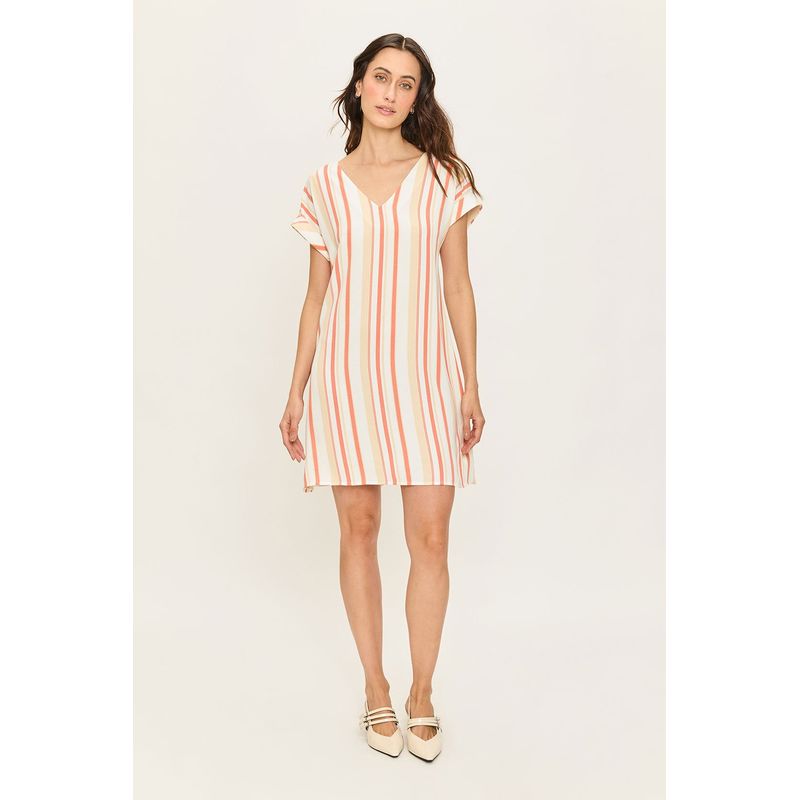 ASH - Vestido Corto Crudo Mujer Ash