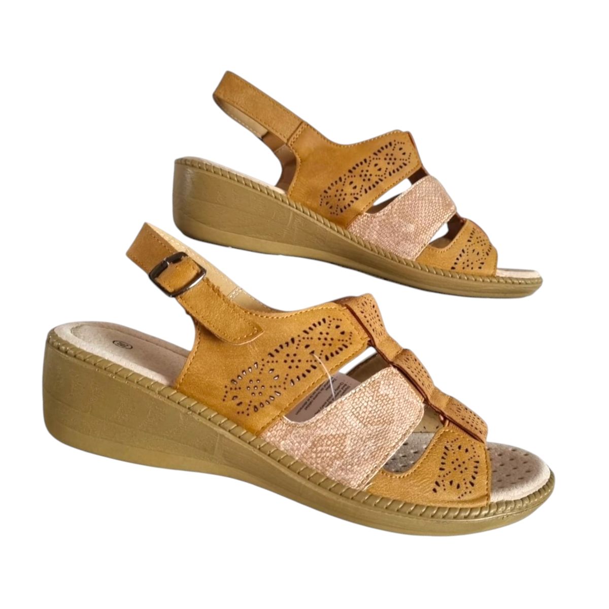 HERIEL - Sandalias Ajustables-Elásticada Mujer