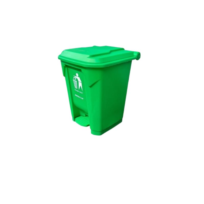 GENERICO - Basurero Contenedor con Tapa y Pedal 30L Exterior B4