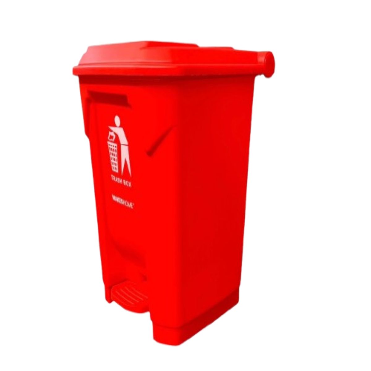 GENERICO - Basurero Contenedor con Tapa y Pedal 30L Exterior B2