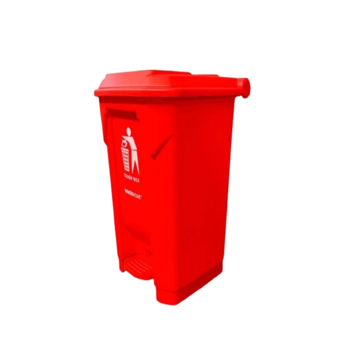 GENERICO - Basurero Contenedor con Tapa y Pedal 30L Exterior B2