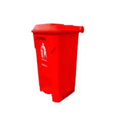 GENERICO - Basurero Contenedor con Tapa y Pedal 30L Exterior B2