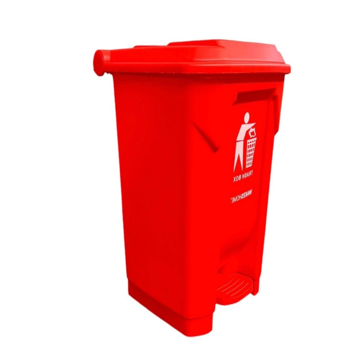 GENERICO - Basurero Contenedor con Tapa y Pedal 30L Exterior B2