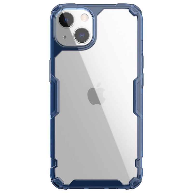 NILLKIN - Carcasa Nillkin Nature TPU Para iPhone 13 -14 - Borde Azul