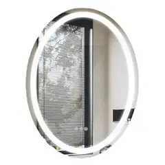 SORENTO - Espejo Sin Marco Ovalado Mural Led - S90252