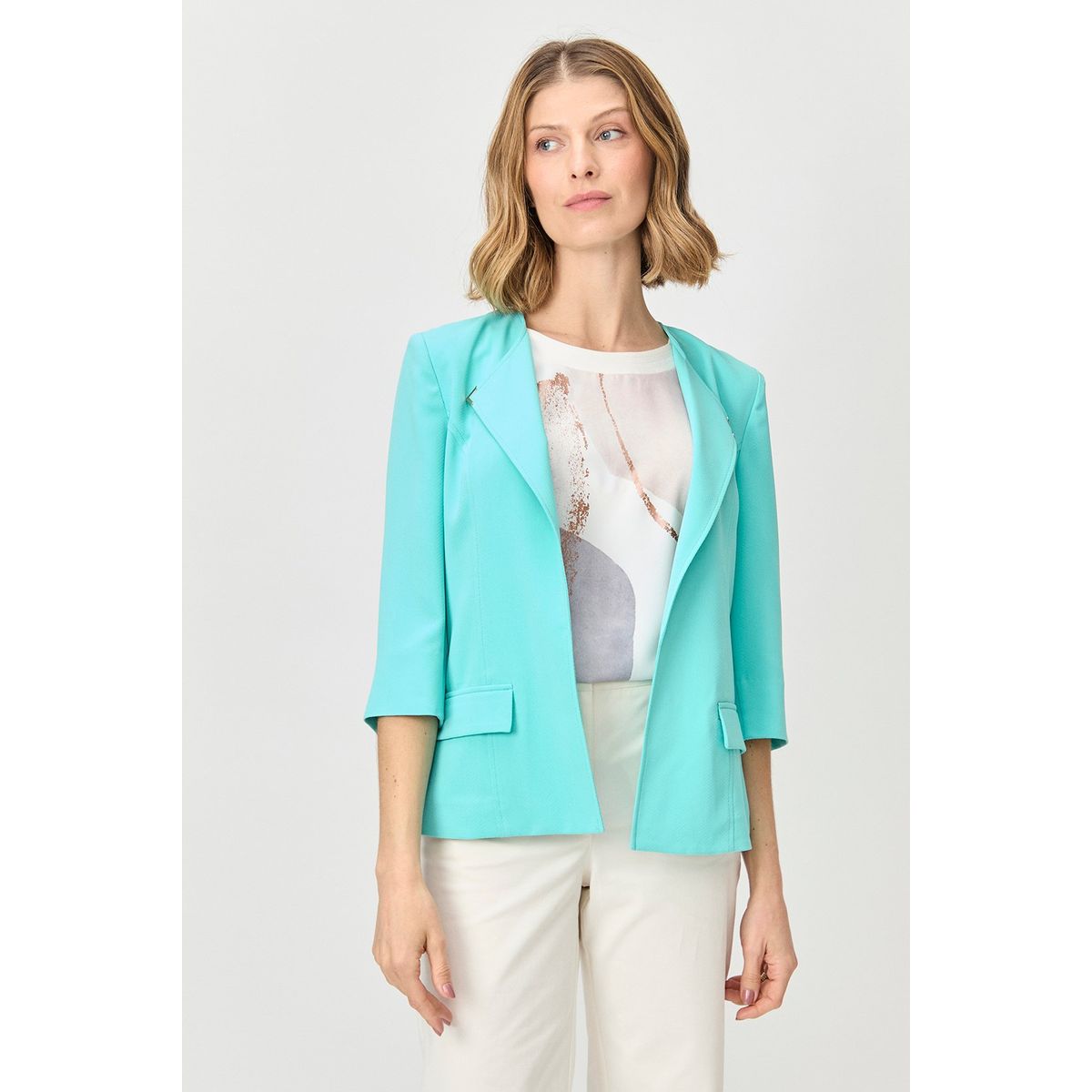 MA GRIFFE - Blazer Verde Cata Mujer Magriffe