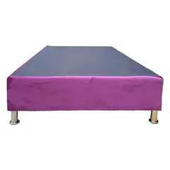 MUEBLES HVM - Base HVM Americana 1.5 P Morada Felpa