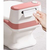 Pelela De Bebé Tipo Inodoro Asiento Acolchonado Sonido Wc