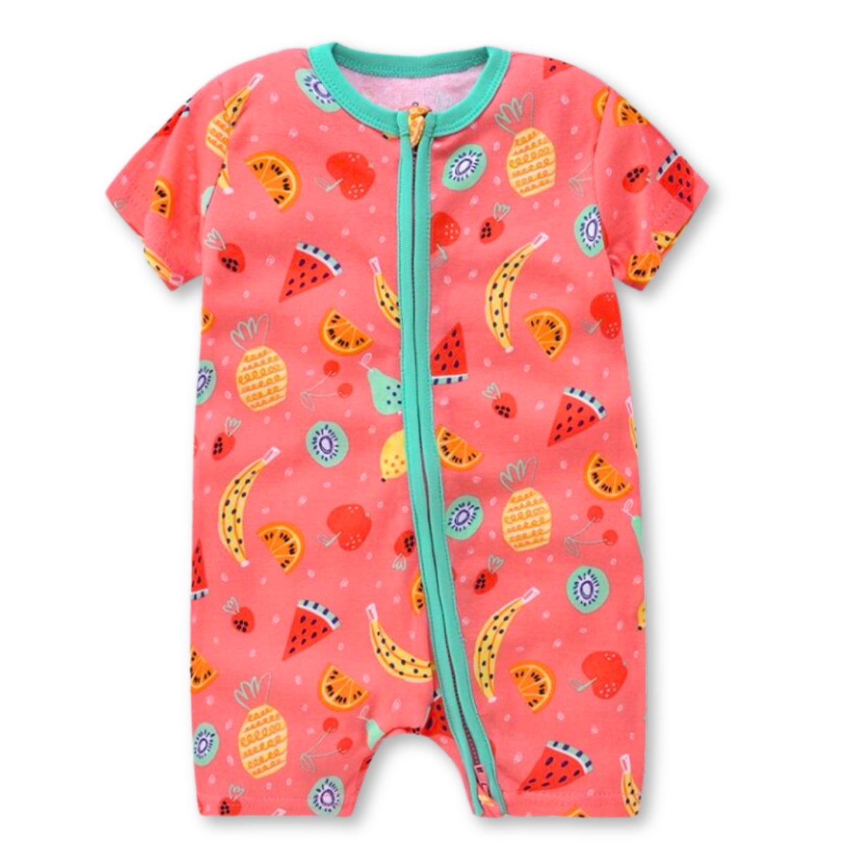 JUMP KIDS - Enterito Corto 100% Algodón Bebé Niño 6 a 24 Meses Animals