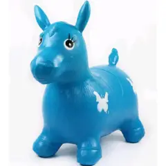 GENERICO - Caballito Pony Saltarín Juguete Para Niños Azul