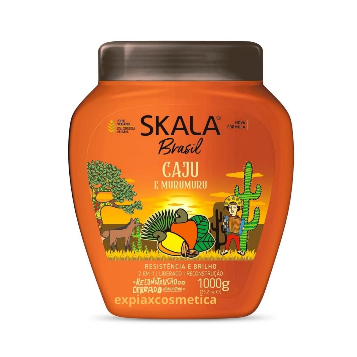 SKALA - Mascara Capilar Skala Caju y Murumuru 1000ml Reconstrucción