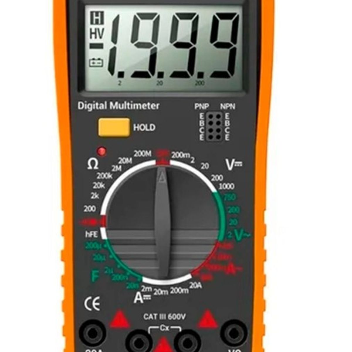 GENERICO - Multitester Multímetro Tester Digital Lcd Dt9205a