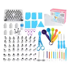 GENERICO - Set 90pcs Kit De Pasteleria Decoracion Tortas Y Cupcakes