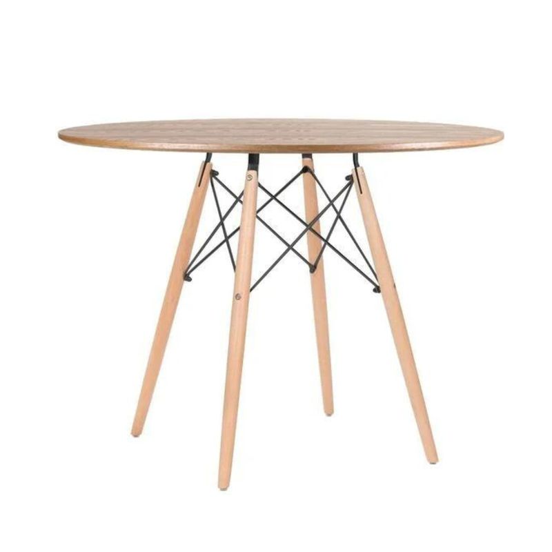 PANDALINO - Mesa Redonda Shanna 100cm: Estilo Contemporáneo para tu Comedor