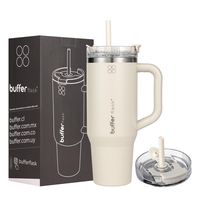Vaso Termico Vaso Mug Termo Buffer 1,2L Acero Inox Frio y Calor - Crema