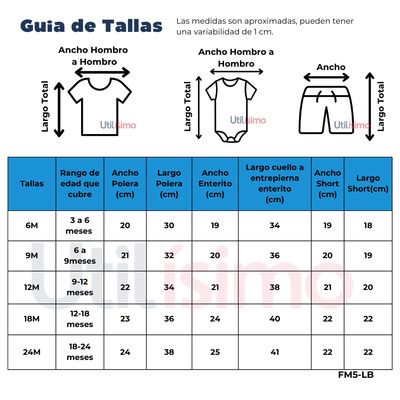 Imagen 2 del producto Set 3 Piezas Conjunto Body sin Mangas Bebé Niña 6 a 24 Meses Sunflower