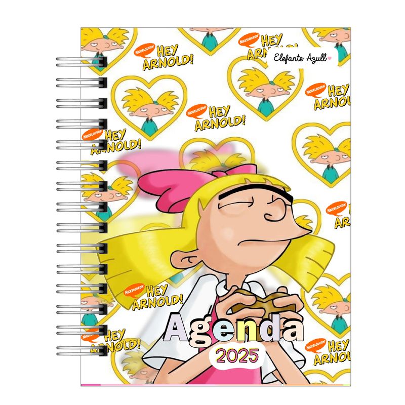 ELEFANTE AZULL - Agenda Helga "Hey Arnoldxxx" 2025