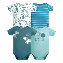 TEDMIMAK - Pack de 4 Bodies Dog Lover bebé Niño