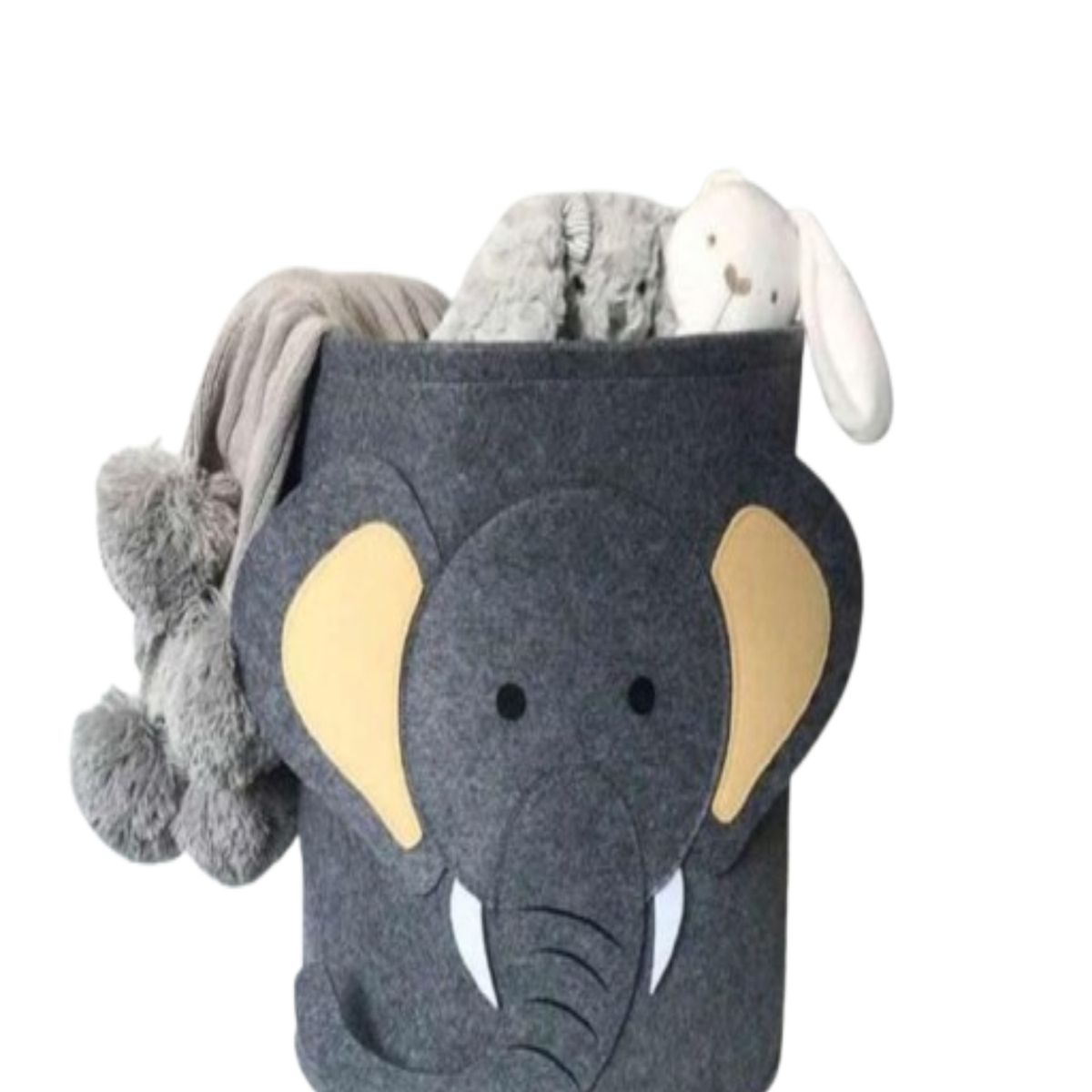GENERICO - Canasto Elefante Infantil para Ropa y Juguetes Organizador