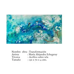 GENERICO - CUADRO DE TELA "TRANSFORMACION"