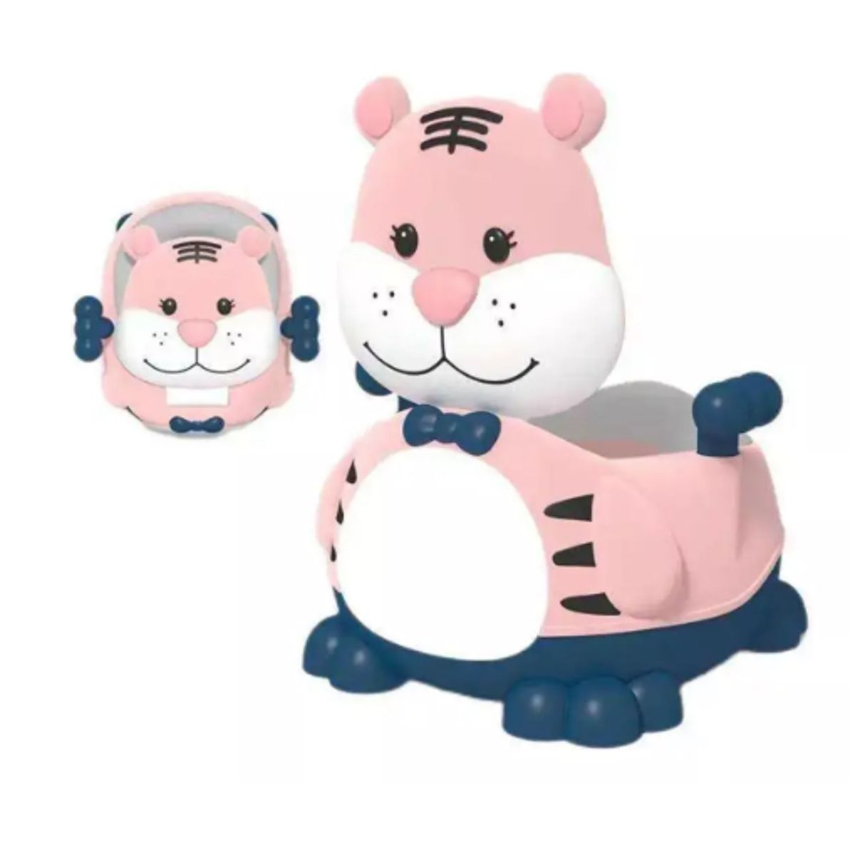 GENERICO - Pelela Baño Niñosas Aprendizaje Tipo Wc Animales ROSA