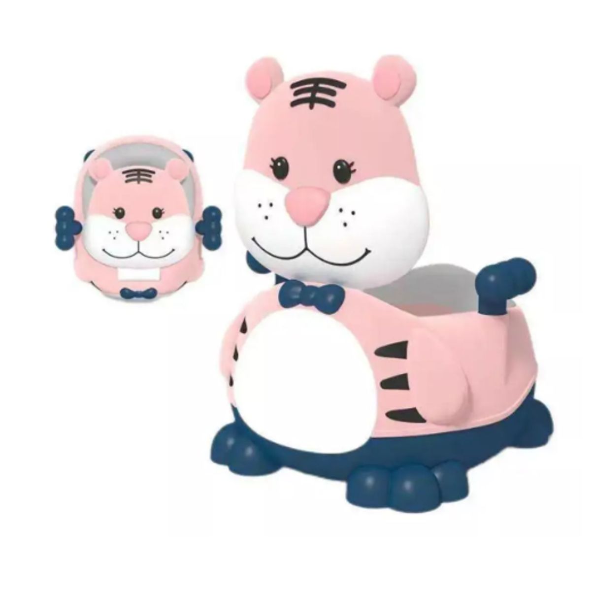 GENERICO - Pelela Baño Niñosas Aprendizaje Tipo Wc Animales ROSA