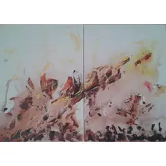 GENERICO - CUADRO DE TELA "FUEGO INTERIOR"