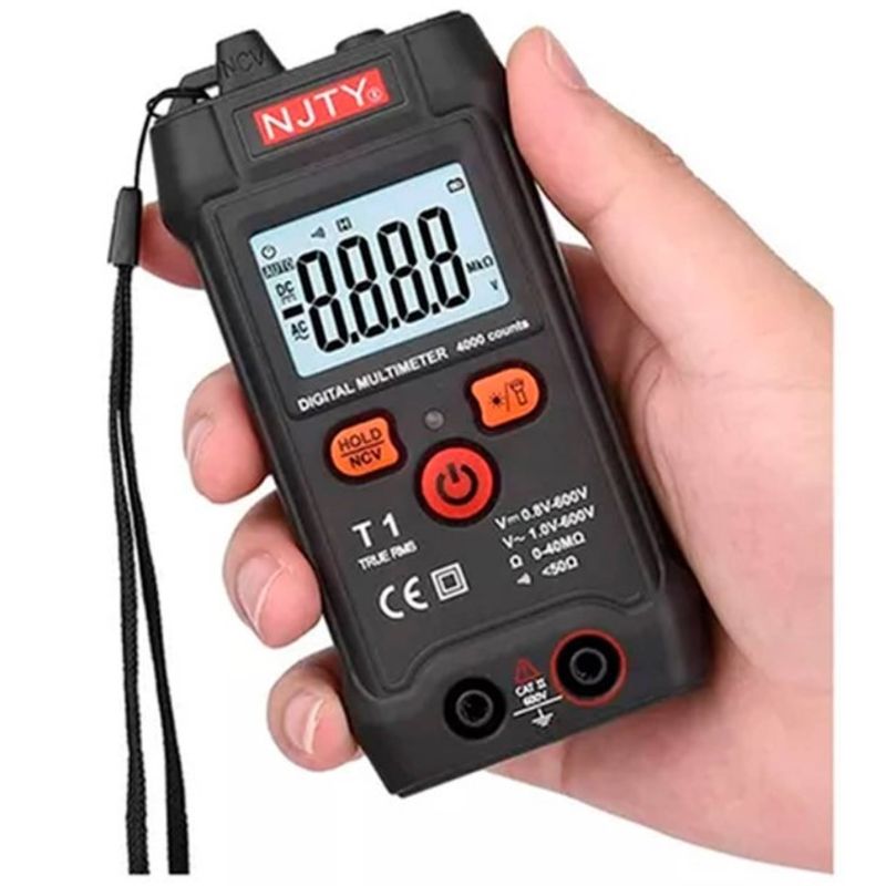 GENERICO - Tester Digital Inteligente Amperaje Voltaje Ohms 600v Ac Dc