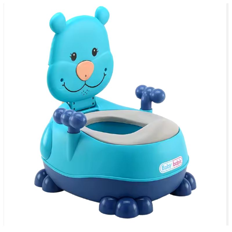 GENERICO - Pelela Baño Niñosas Aprendizaje Tipo Wc Animales azul