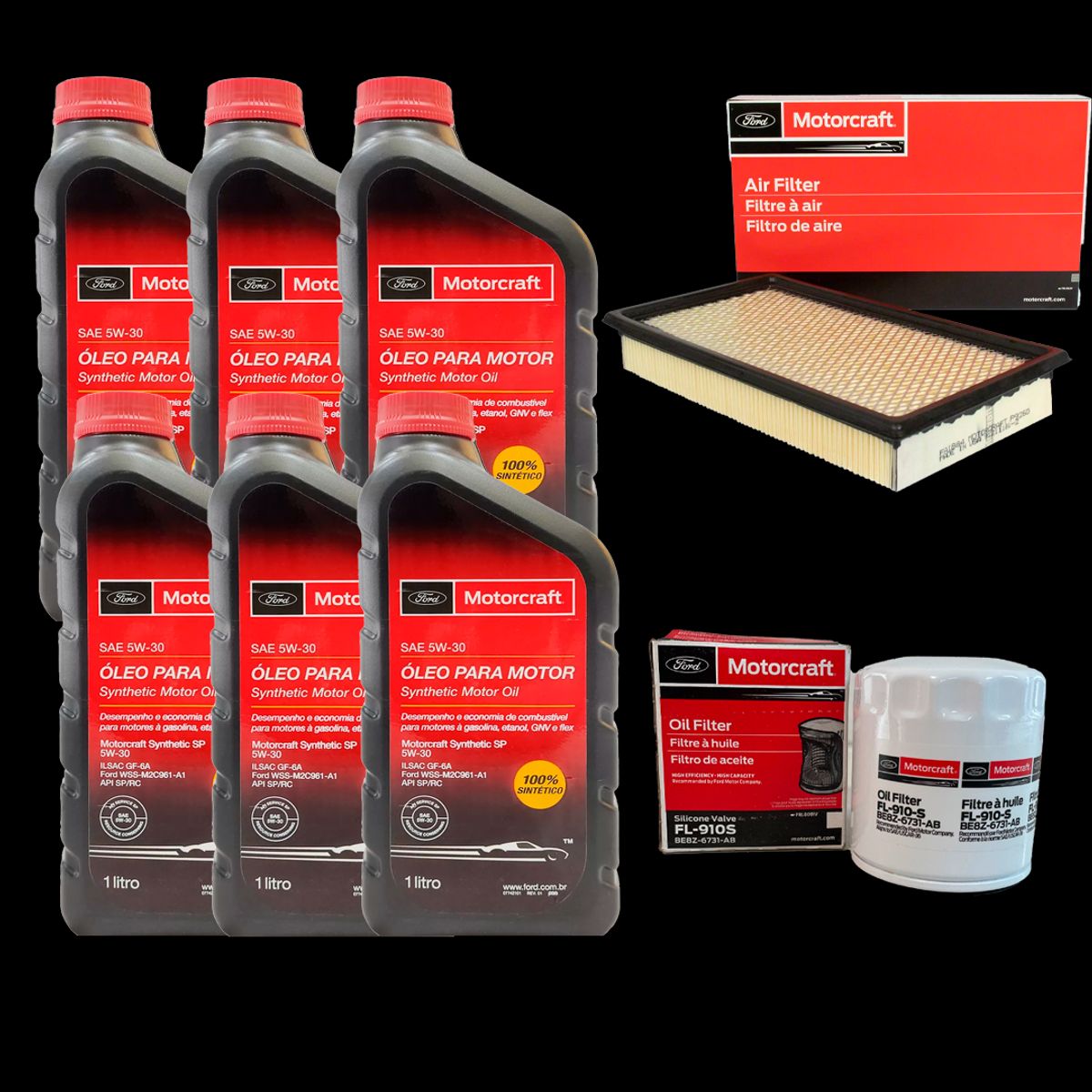 FORD - Kit Mantencion Ford Explorer 2.0 Filtro Aceite+aire+aceite S