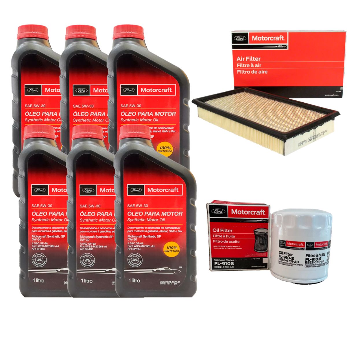 FORD - Kit Mantencion Ford Explorer 2.0 Filtro Aceite+aire+aceite S