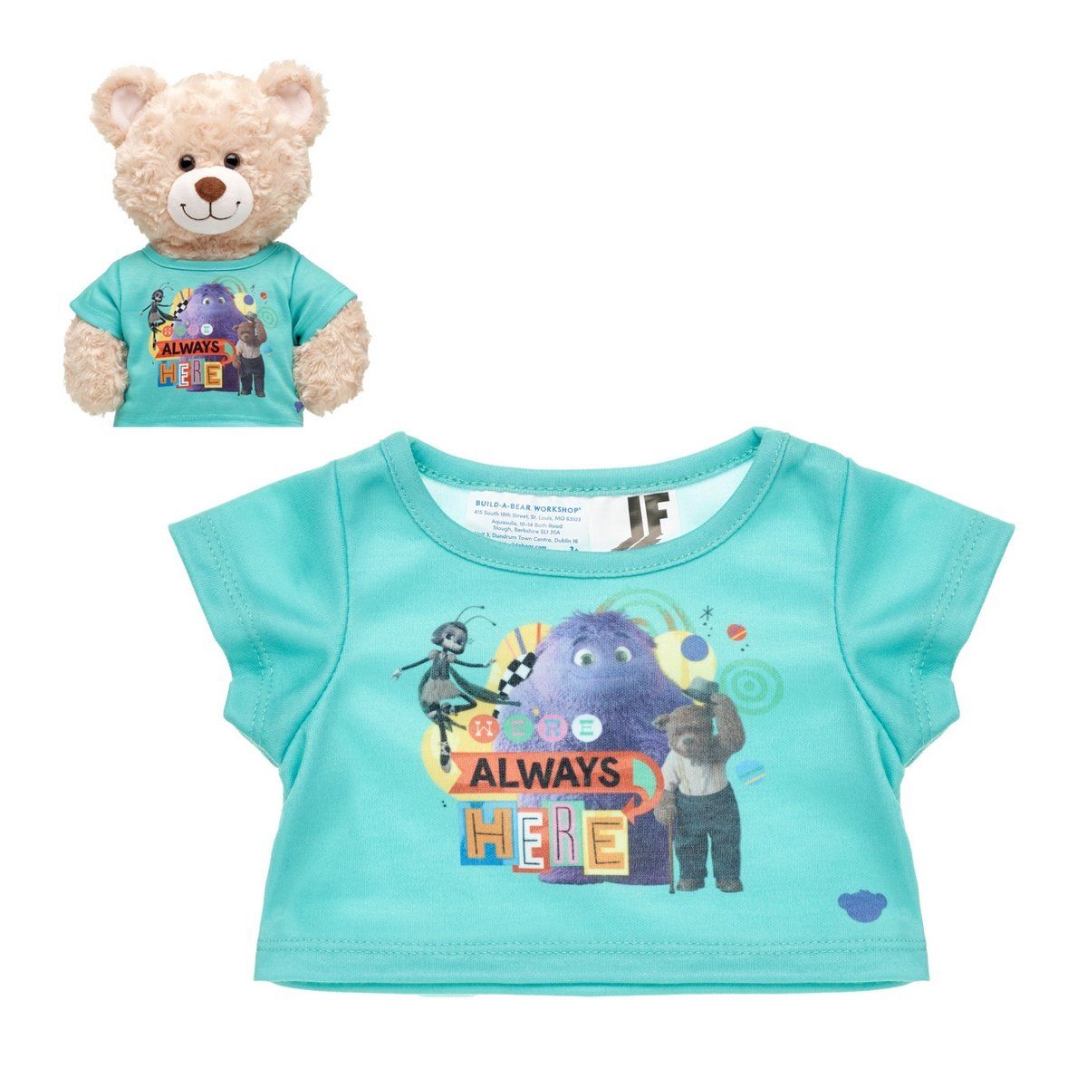 BUILD A BEAR - Polera Build a Bear colección película IF