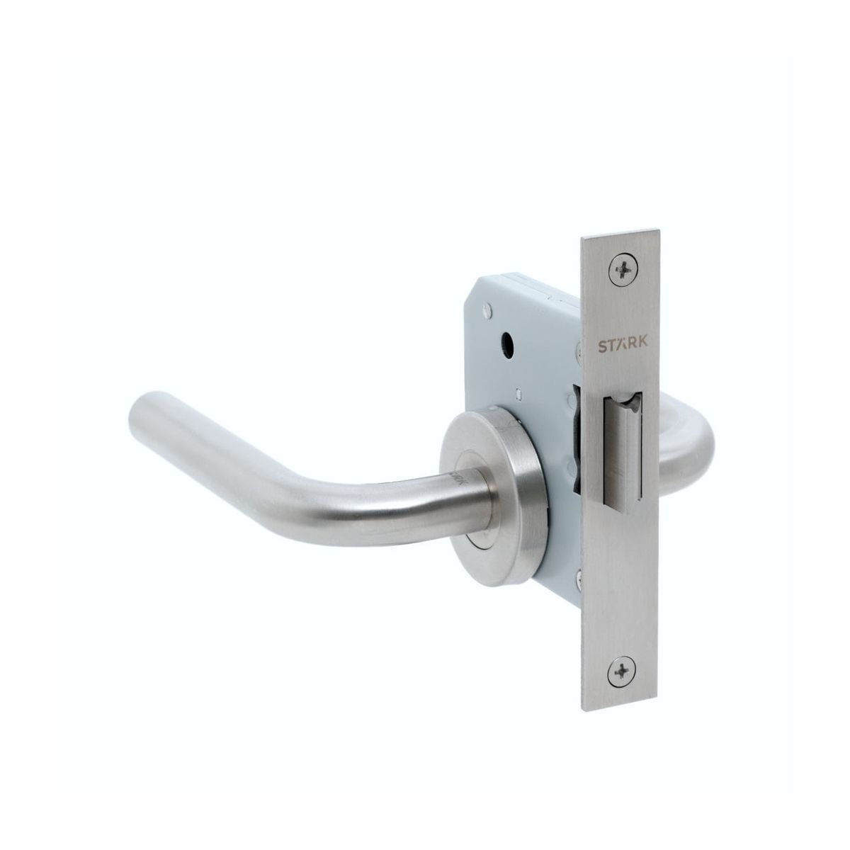 GENERICO - KIT Cerradura de embutir función simple paso MARTI Acero inox Stärk De