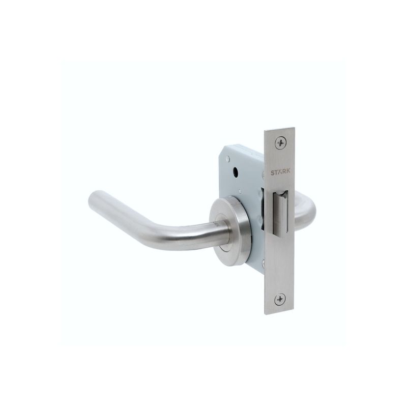 GENERICO - KIT Cerradura de embutir función simple paso MARTI Acero inox Stärk De