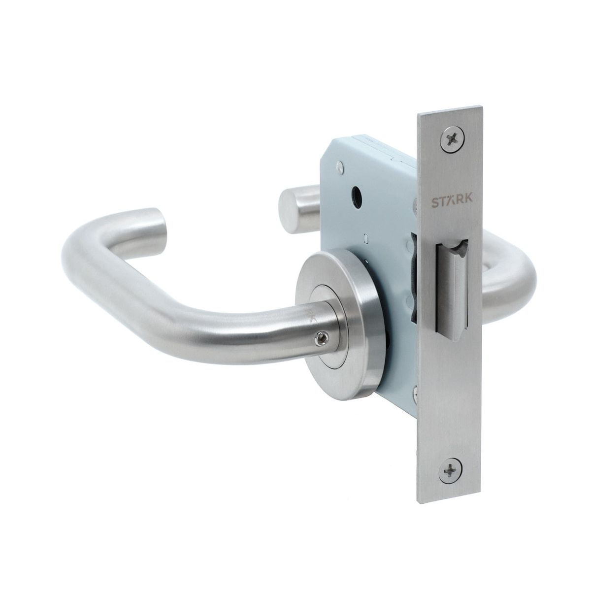 GENERICO - KIT Cerradura de embutir función simple paso TINA Acero inox Stärk Des