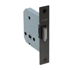 GENERICO - Cerradura de embutir función simple paso Negro mate Stärk Design