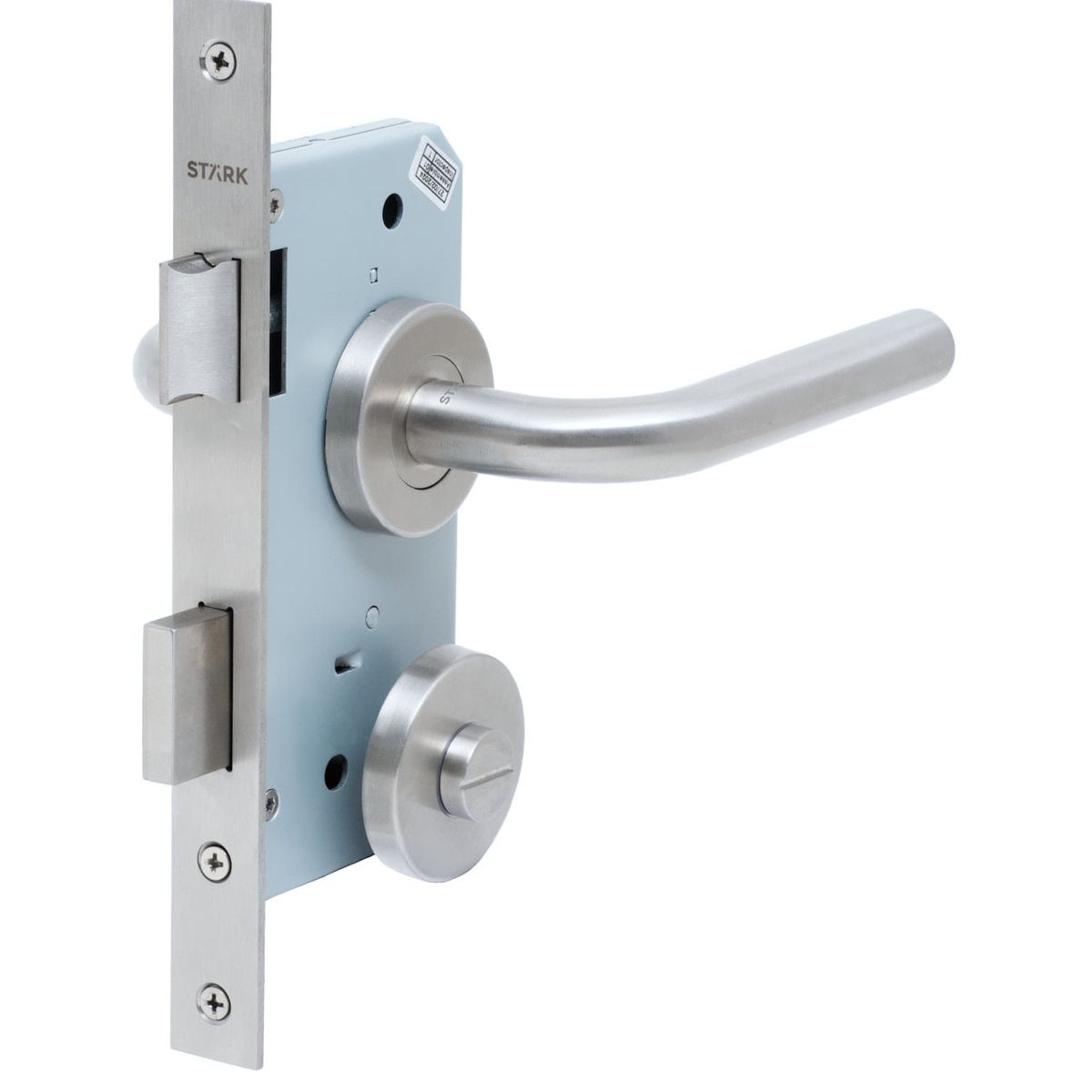 GENERICO - KIT Cerradura de embutir baño seg int ranura emerg ext A inox Stärk D