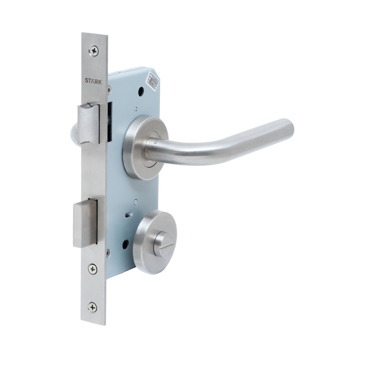 GENERICO - KIT Cerradura de embutir baño seg int ranura emerg ext A inox Stärk D