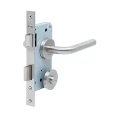 GENERICO - KIT Cerradura de embutir baño seg int ranura emerg ext A inox Stärk D
