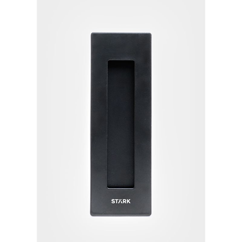 GENERICO - Asa embutida para puertas correderas Negro mate Stärk Design