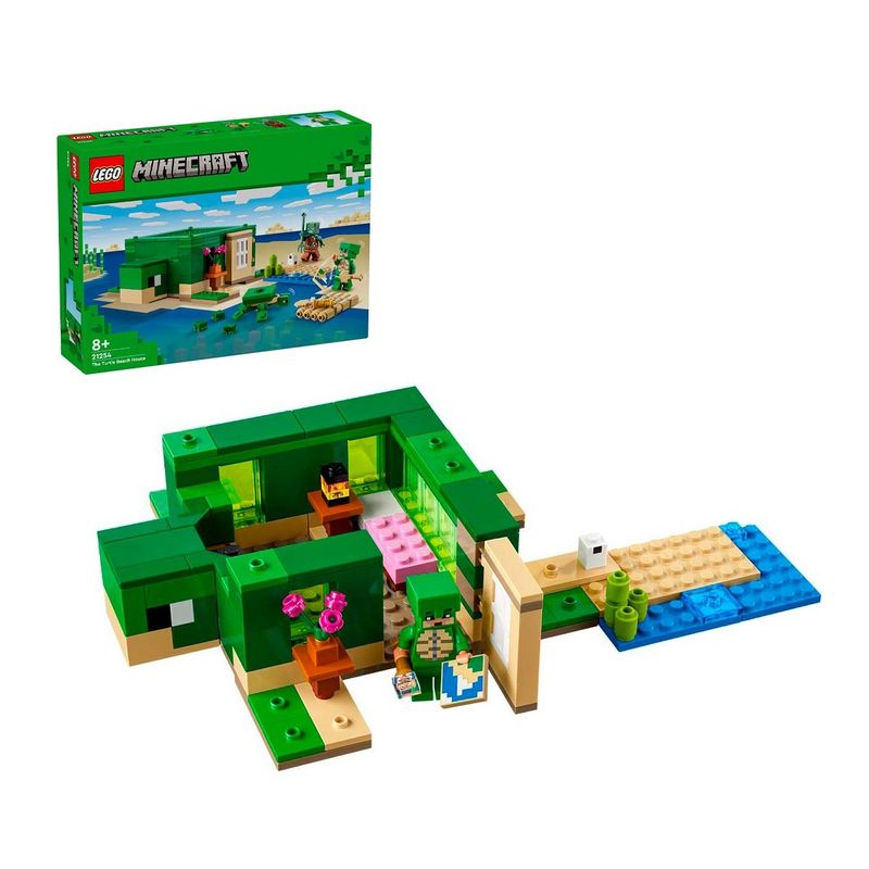 LEGO - La Casa-Tortuga De La Playa Lego Minecraft