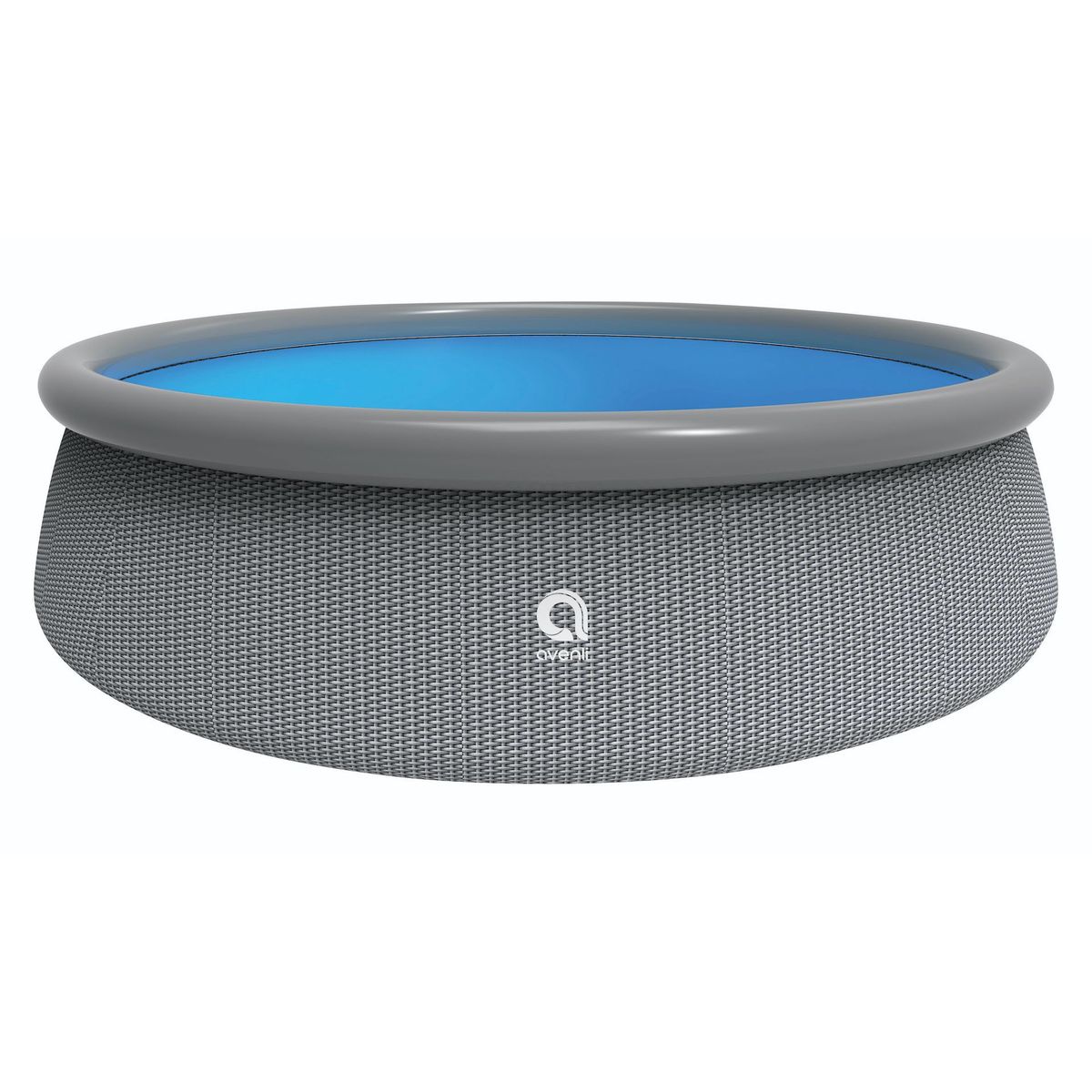 AVENLI - Piscina Inflable Gris/Rattan /396x84 - 12043