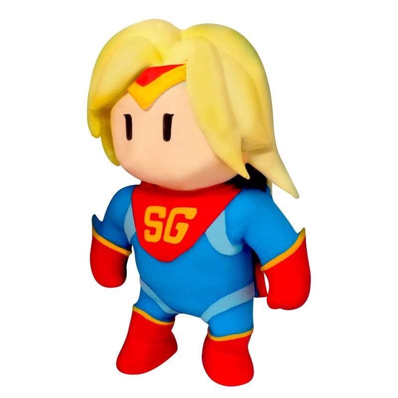 ANSALDO - Figura Strech De Goma De 15 Cms Stumble Guys - Super Gal