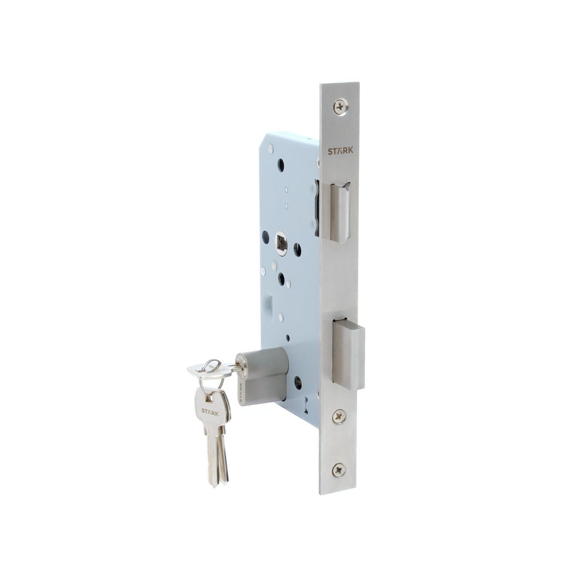 GENERICO - Cerradura de embutir acc princ Llave ambos ladosAcero inox Stärk Design