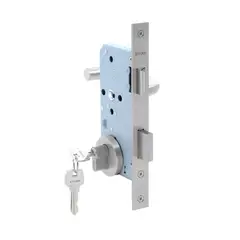 GENERICO - Kit Cerradura de embutir acc princ llave ambo lado A inox Stärk Des